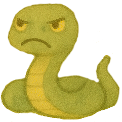 Unhappy snake